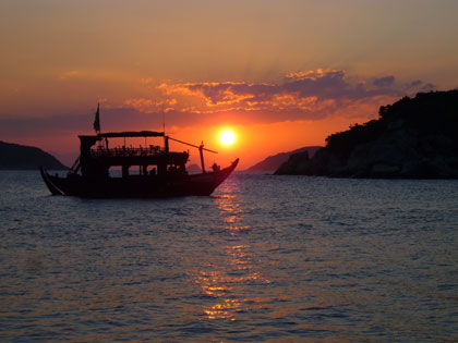 Cham Island in the South China Sea - only one hour from Hoi An, but as far as you can get from the hustle and bustle of Vietnamese life.