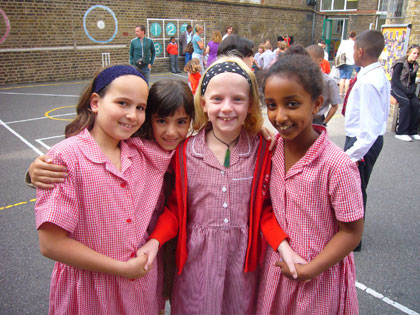 The circle is complete. Back to school for the last two days of term.