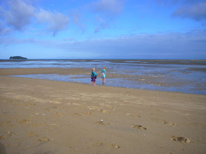 There is a 4m tidal range in this corner of the South Island which gives dramatic changes in the scenery.