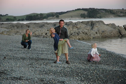 Rocky Point.  On the beach at Greg and Mary-Ann's.  Possibly the most peaceful place we have ever experienced.